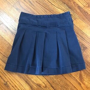 Children’s Place Navy Blue School Uniform Bottoms Pleated Skirt Skort Shorts 6